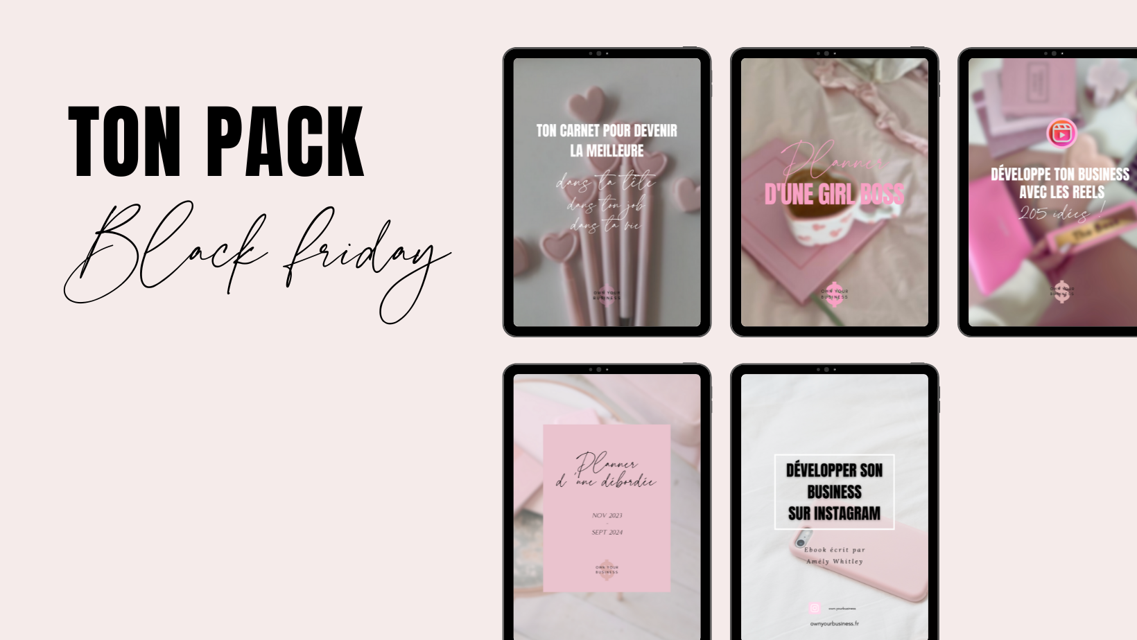 Ton pack spécial Girl Boss - Black friday